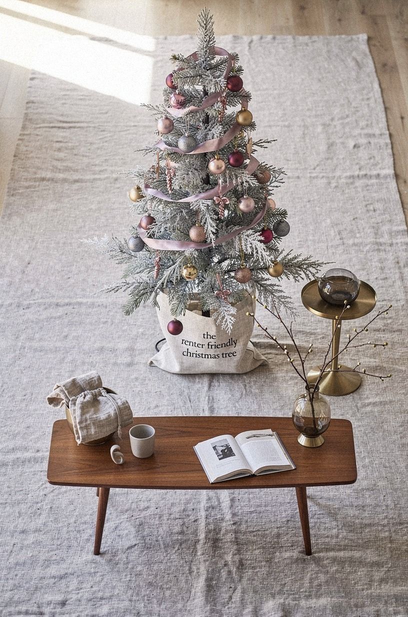 Choose a Narrow Christmas Tree With Airy Branches