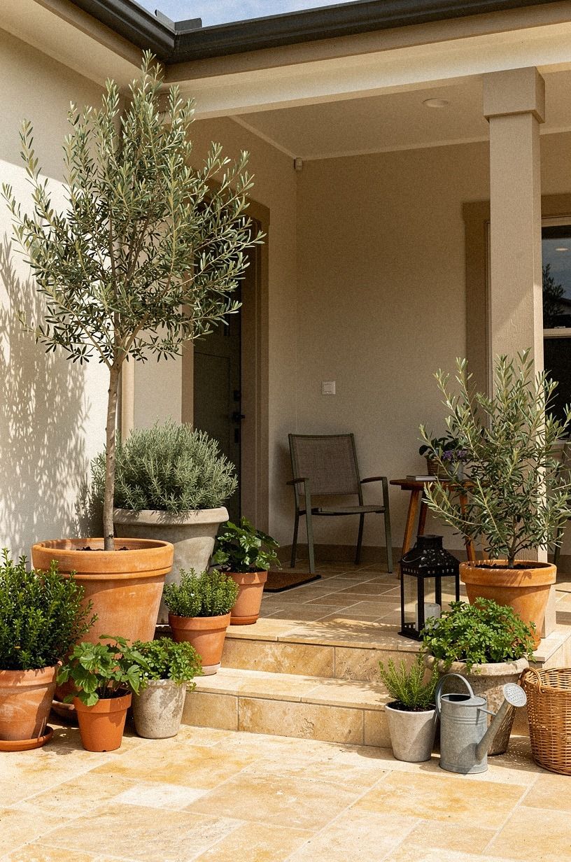 Frame the Corners With Container Plants