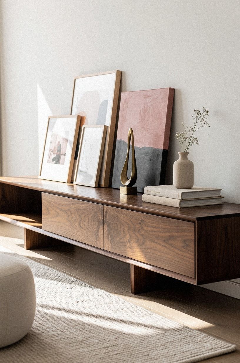 Use a picture ledge instead of more holes