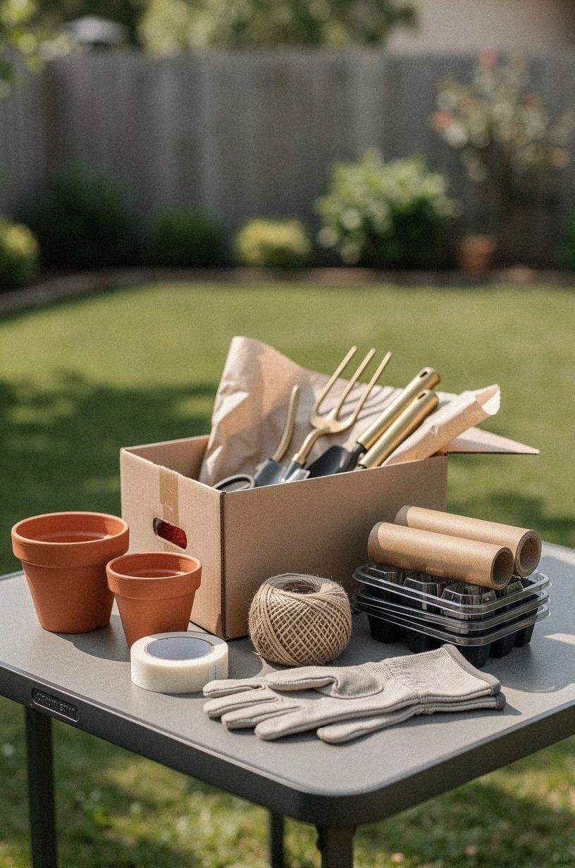 How to pack the garden as a moving kit