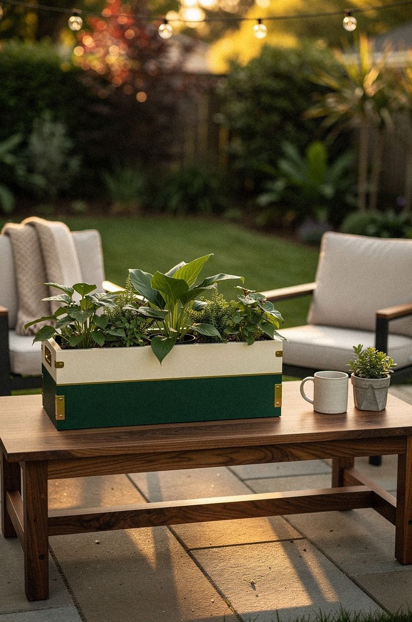 Paint one removable planter box