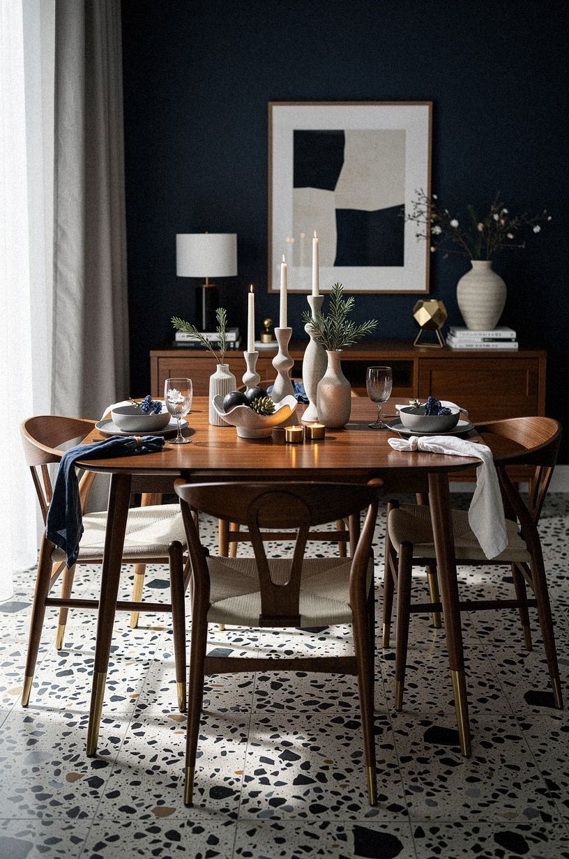 Layer the Three-Height Light Stack for an Apartment Holiday Table