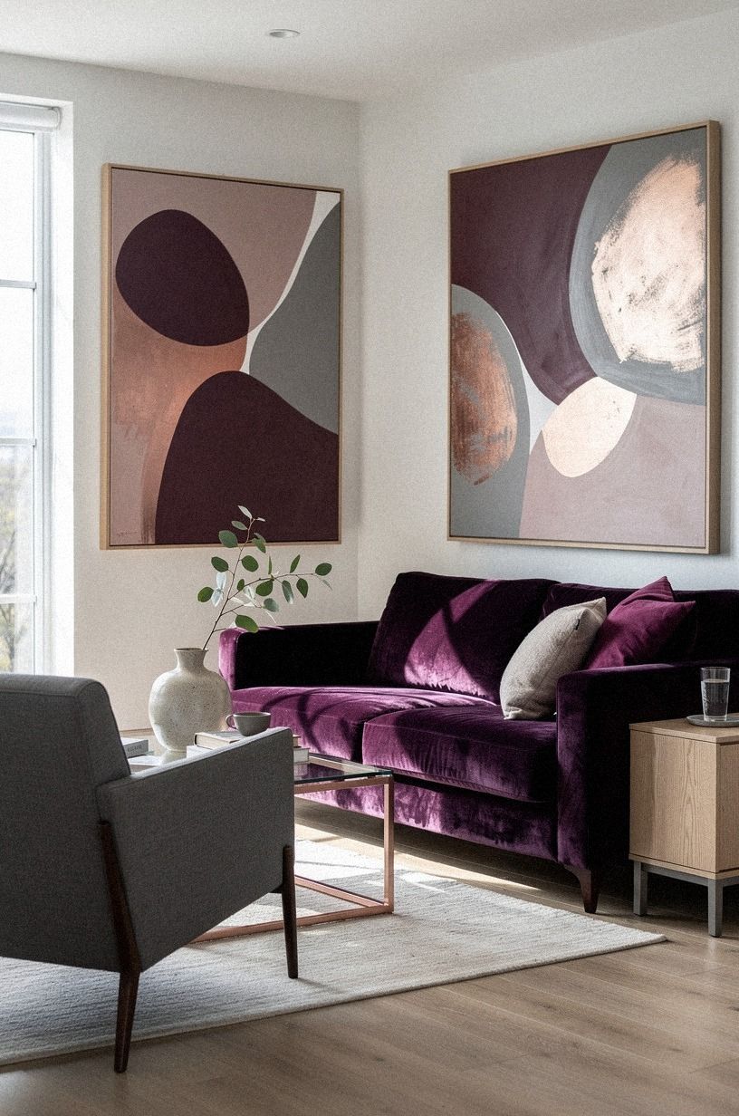 Frame the Room With Oversized Art