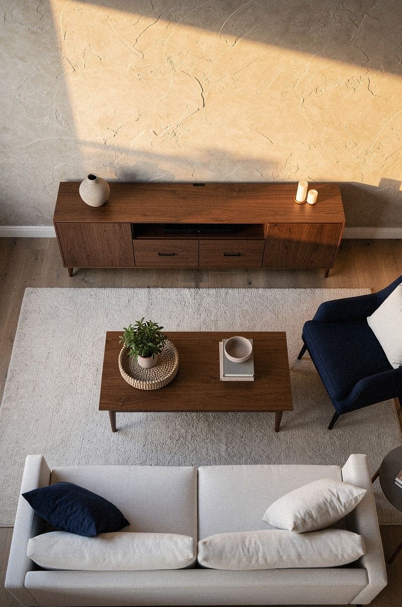 Hide the TV Clutter With Closed Storage