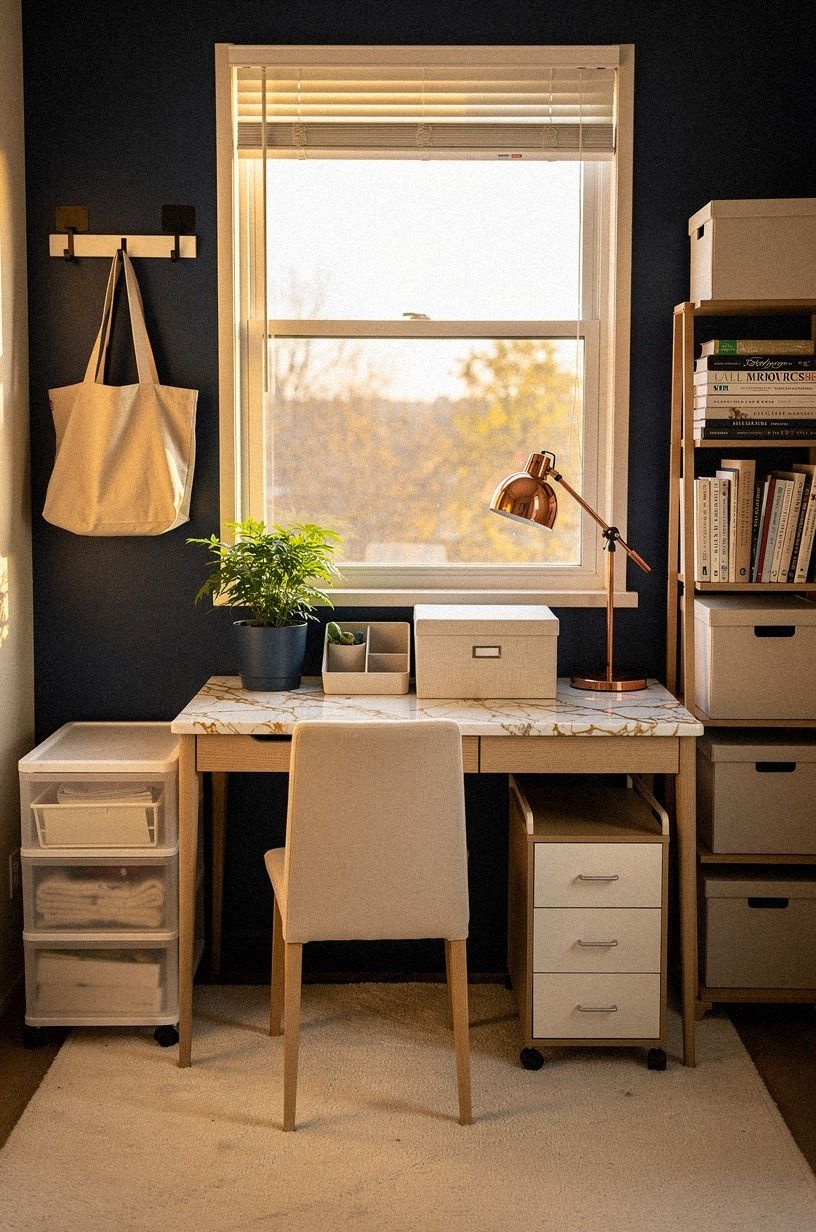 Could a Slim Desk Under the Window Work?