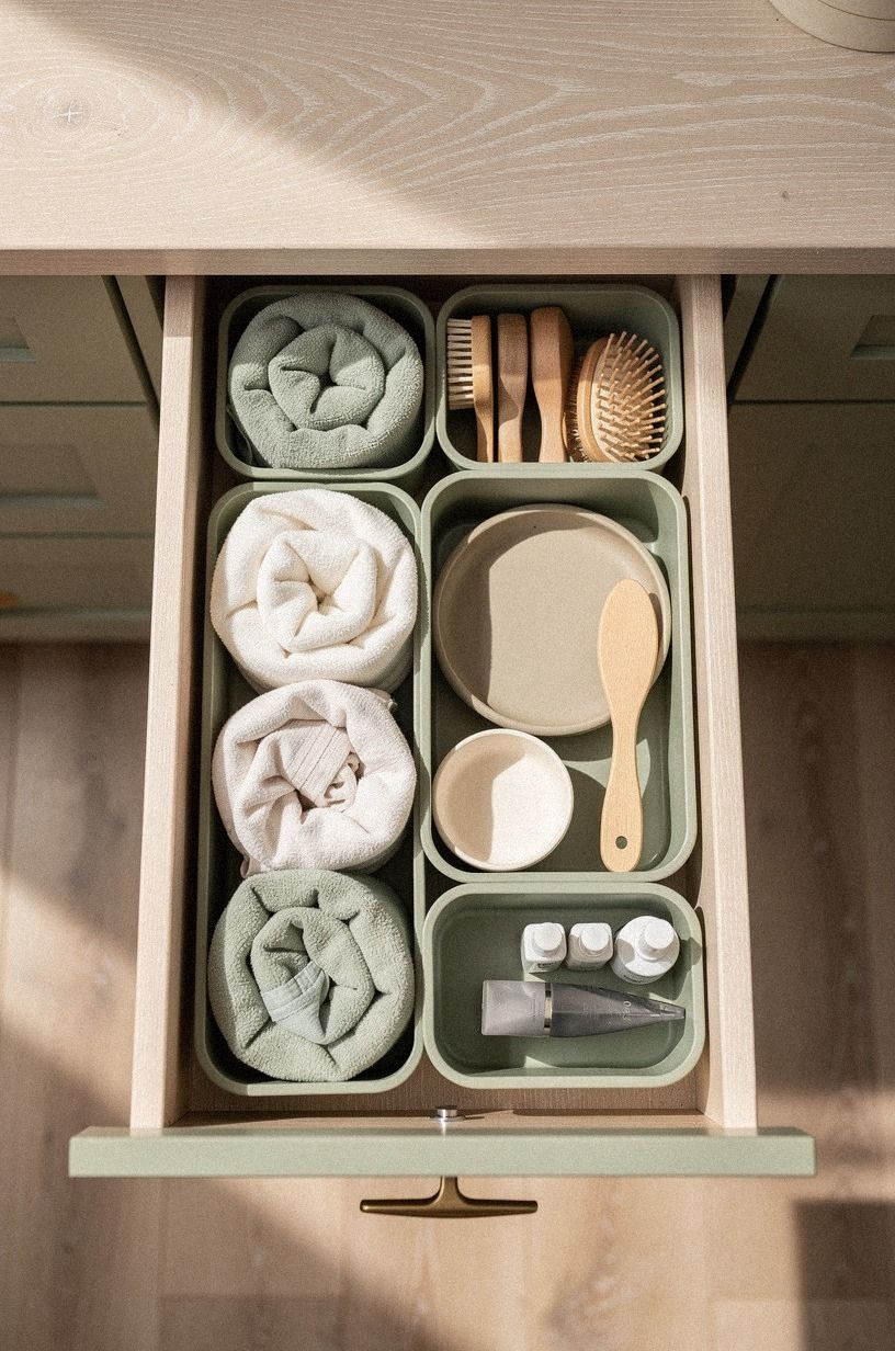 Use the One-Hand Reset Drawer