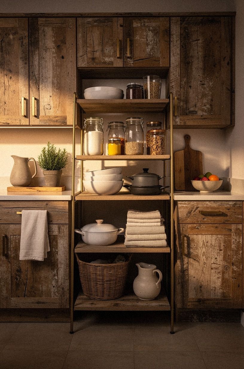 Anchor the Three-Height Pantry Stack