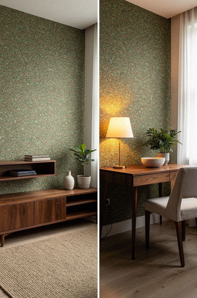 Swap Gallery Art for a Wallpaper Diptych