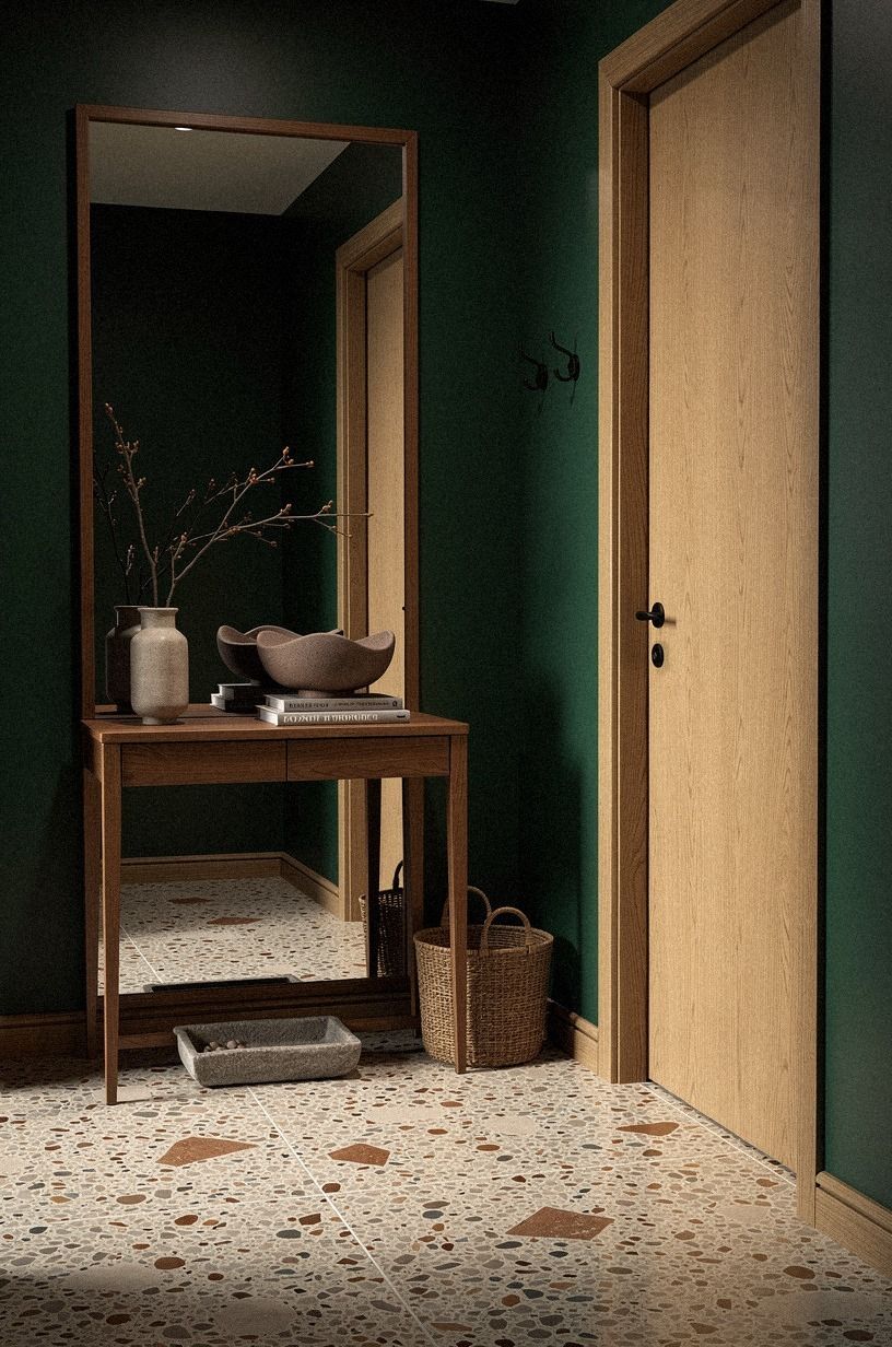 Can a Mirror Make a Narrow Entryway Feel Wider?