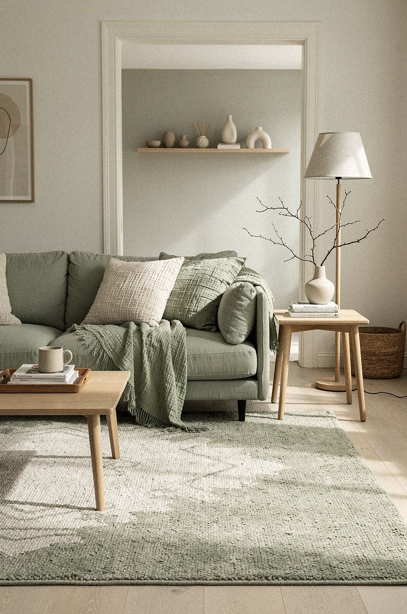 Let the Rug Lead Your Sofa Palette