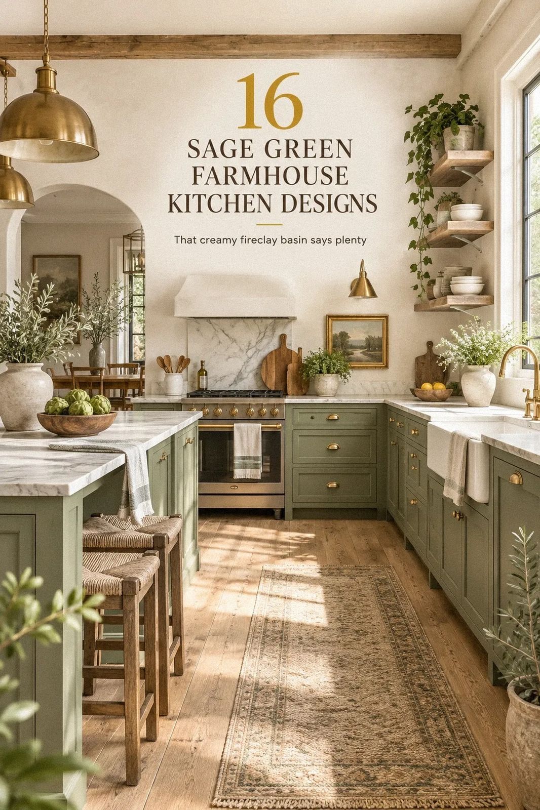 16 Sage Green Farmhouse Kitchen Designs That Make Everyday Cooking Feel Warmer