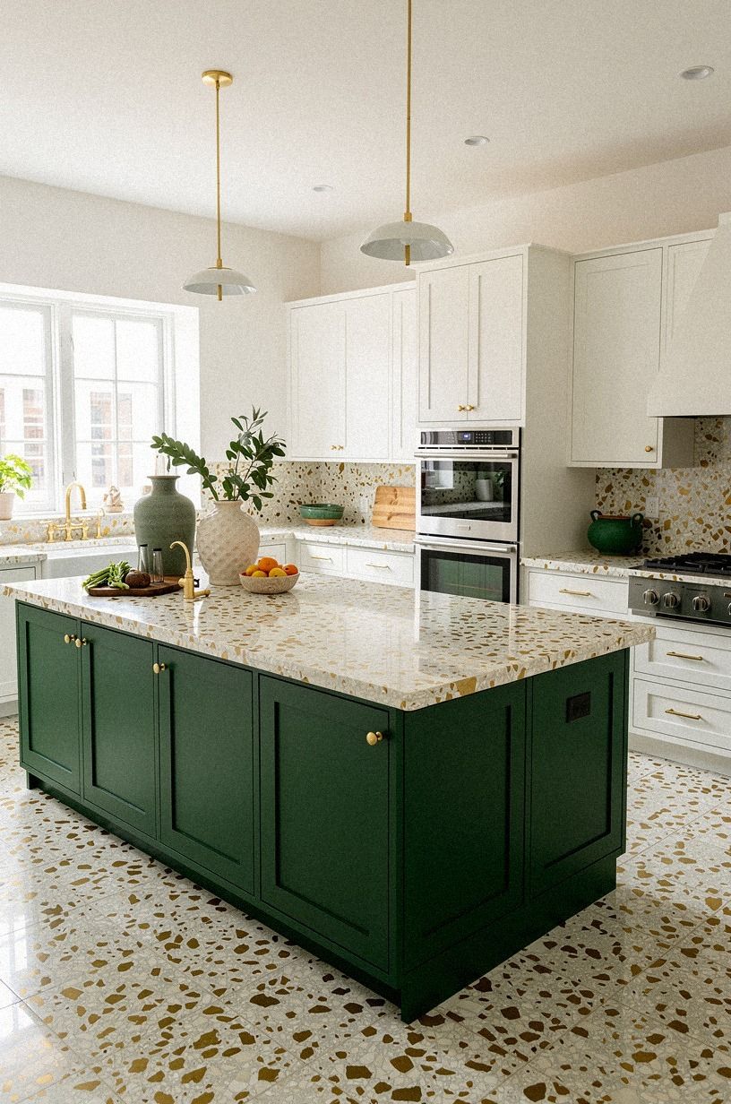 Frame the farmhouse kitchen with Benjamin Moore White Dove