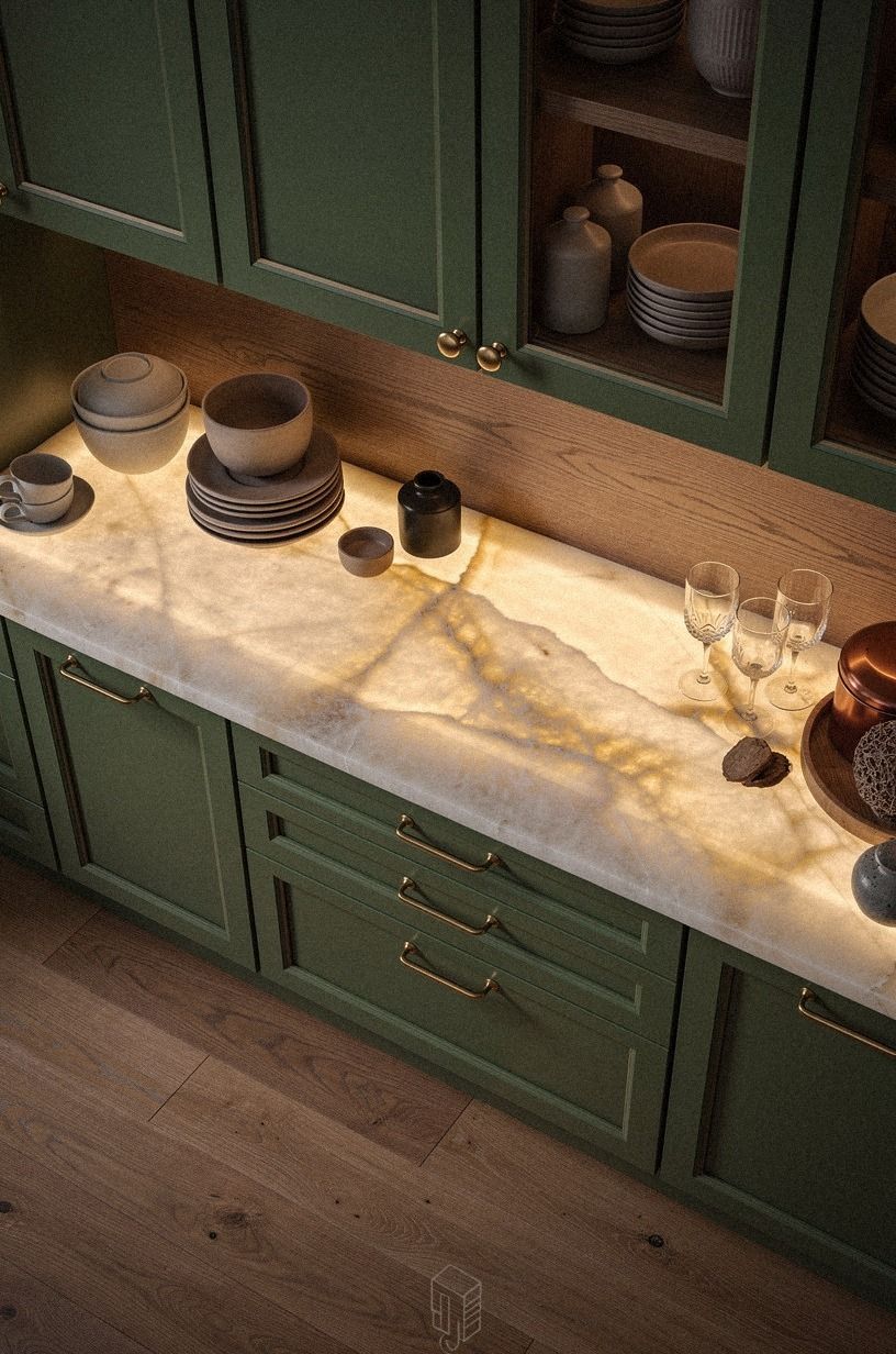Paint one zone instead of every cabinet