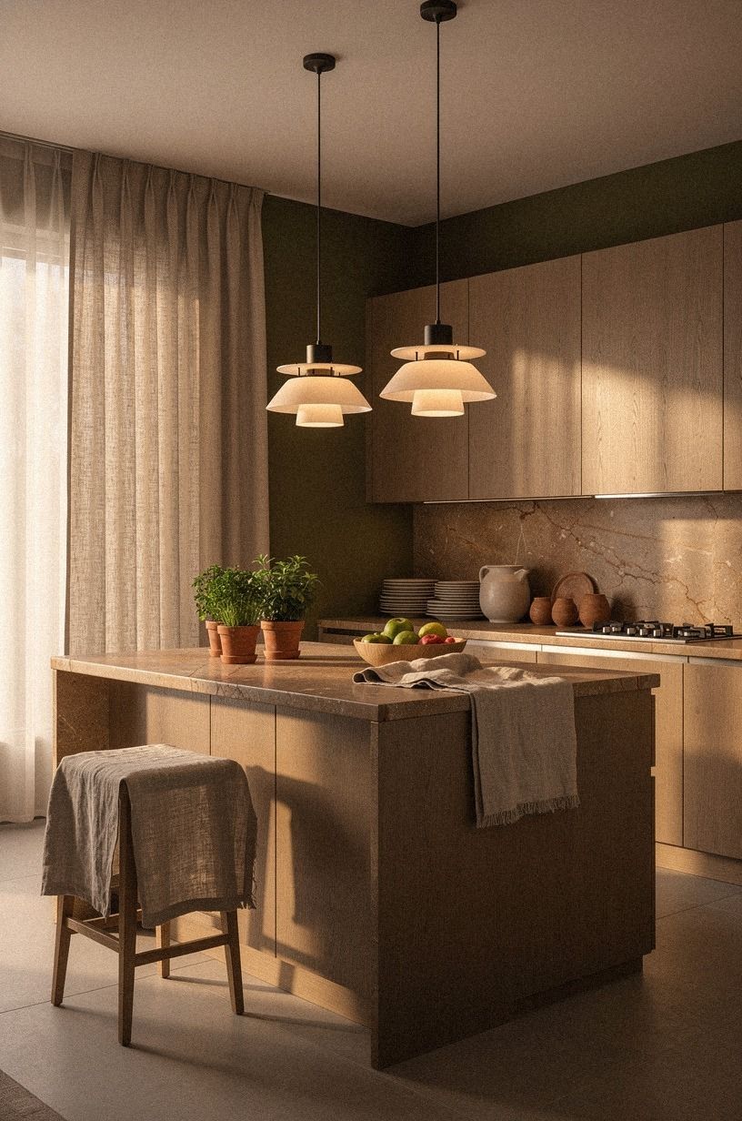Hang the Three-Source Light Stack Above Your Counters