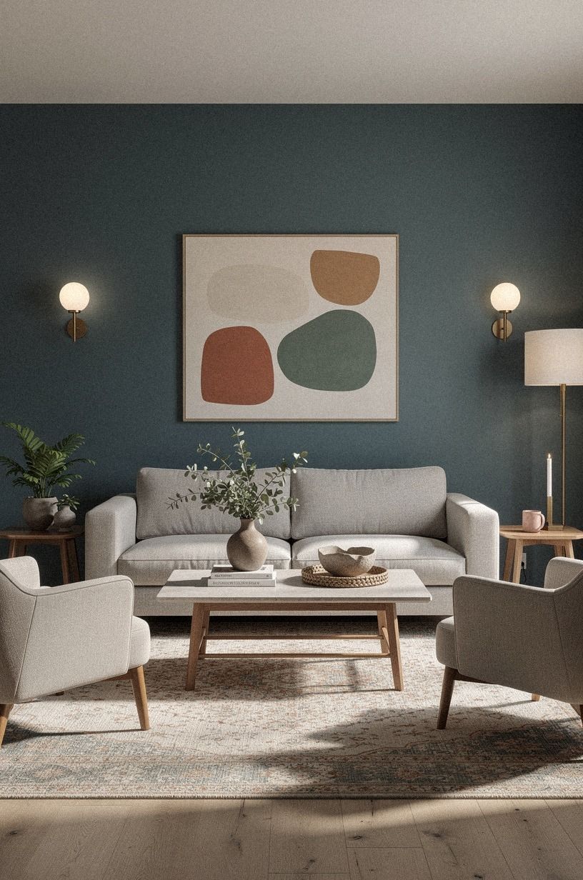 Which wall color keeps a shared room calm?