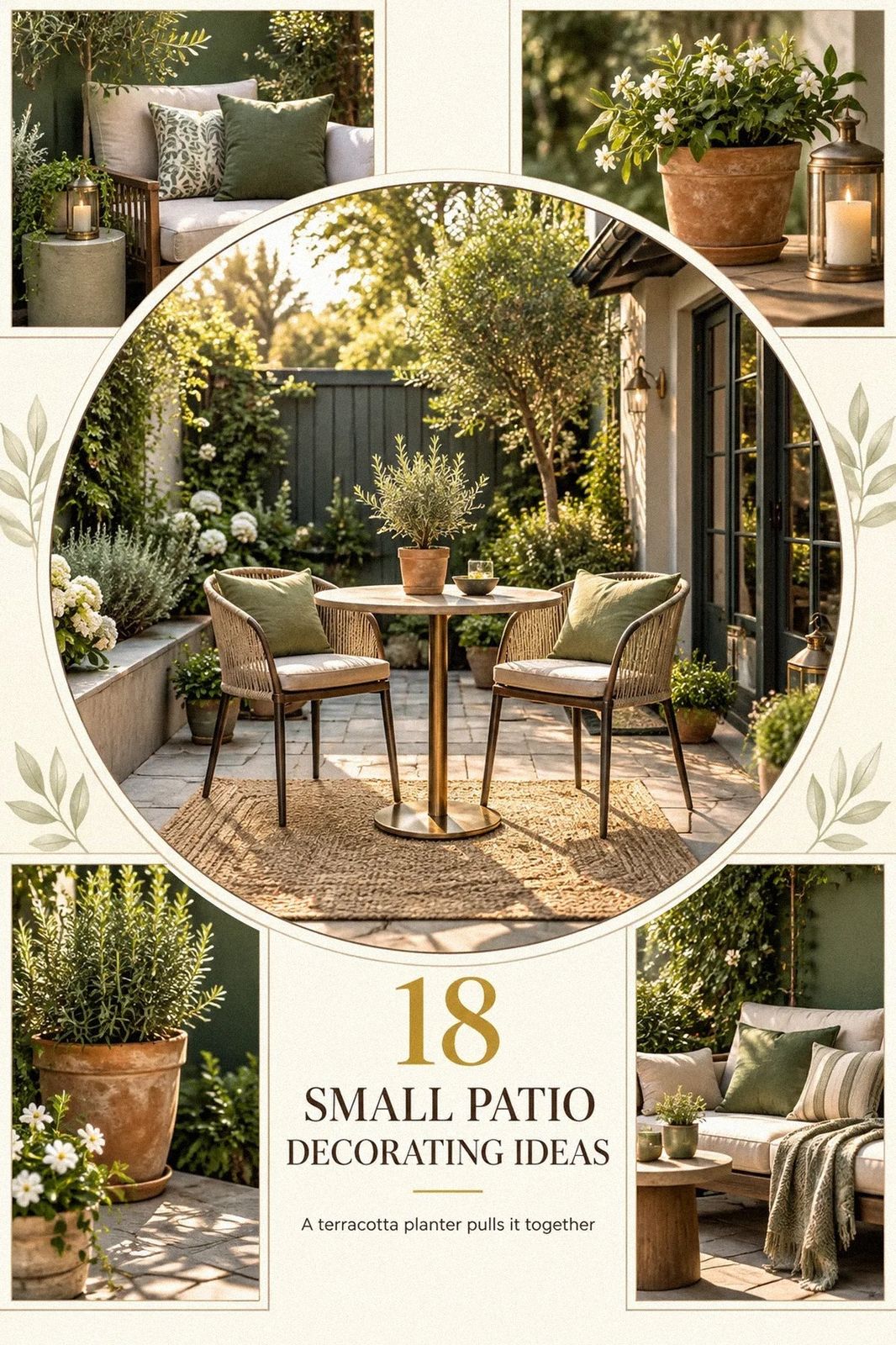 18 Small Patio Decorating Ideas When You Only Have 6 Feet to Work With
