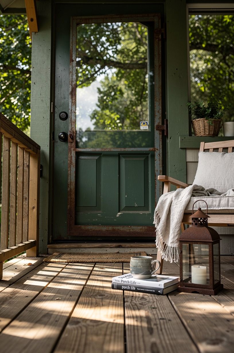 Salvaged Glass Beats a Replacement Door