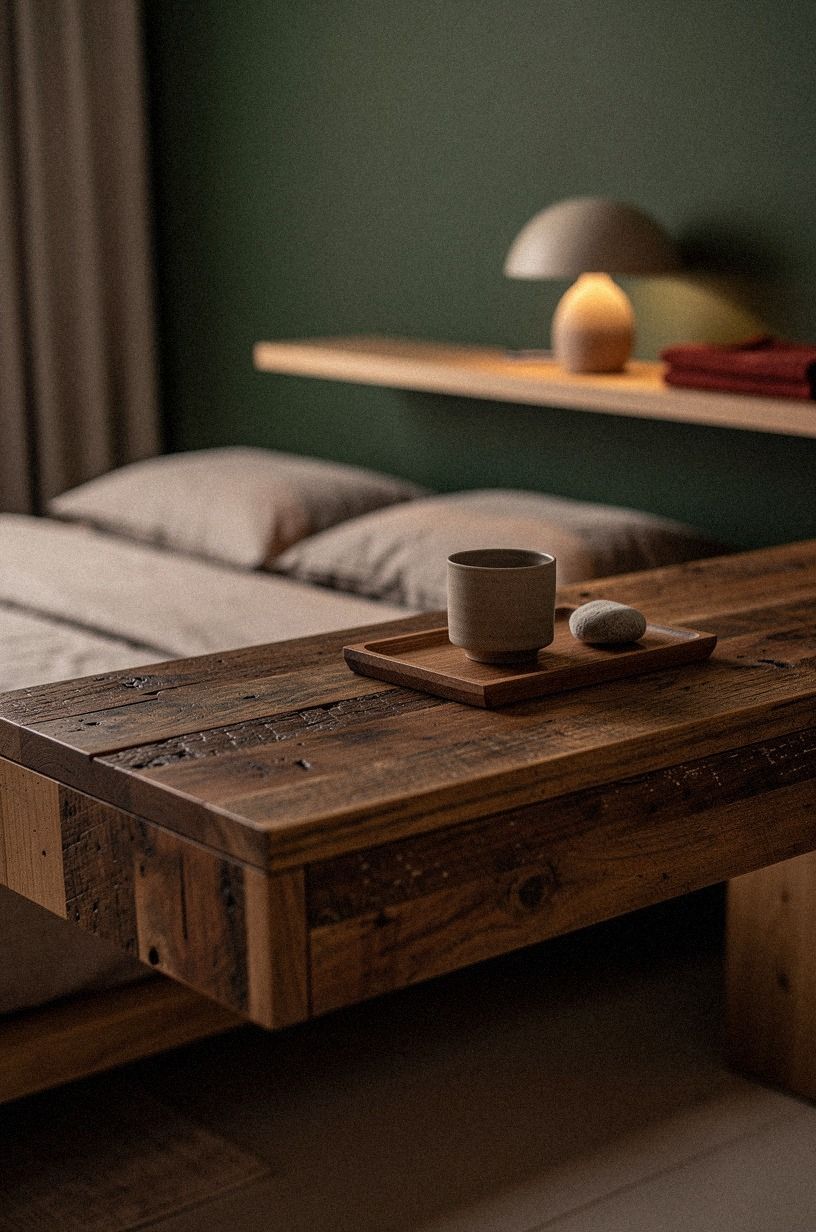 Float a desk between work and sleep