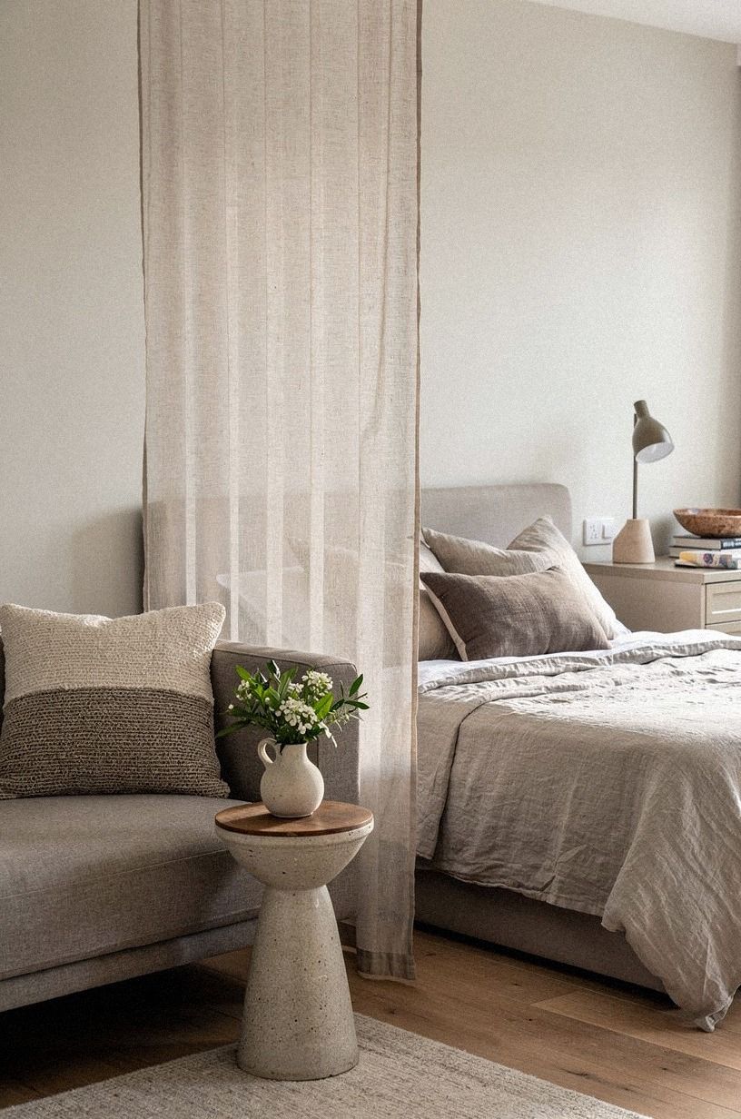 Hang art to make the bed feel intentional