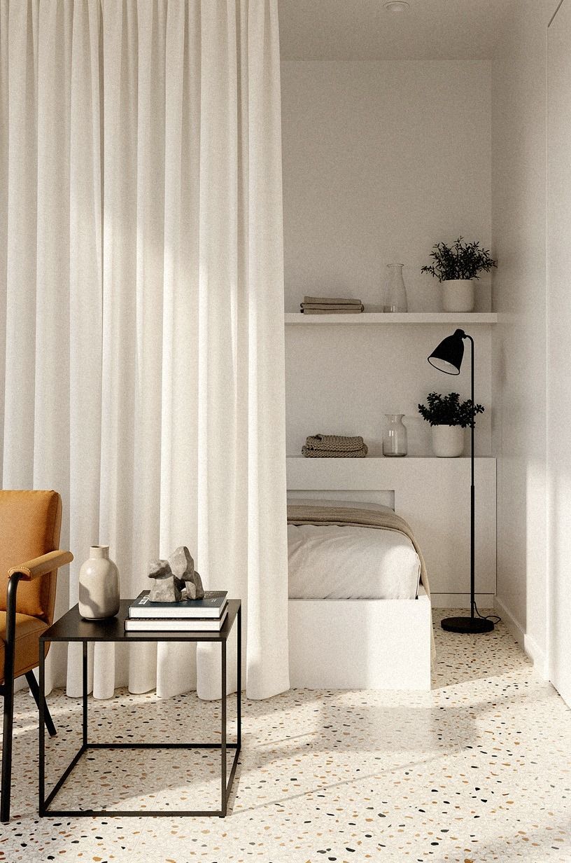 Can a Curtain Make the Bed Feel Separate?