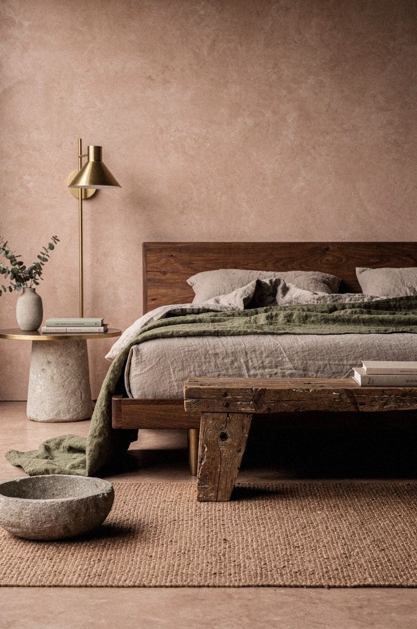 The Night I Finally Admitted the Room Wasn't Restful, terracotta palette