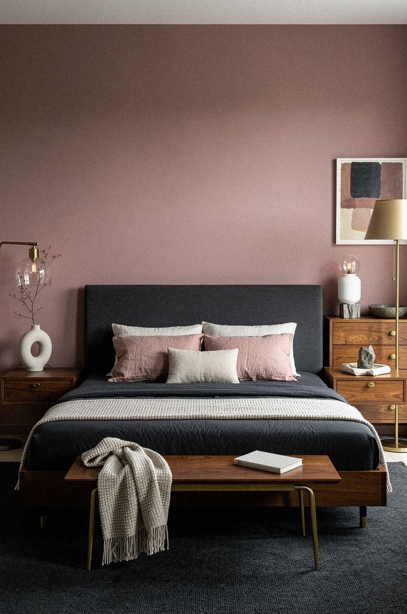 The Room Now Feels Like Mine, dusty rose palette