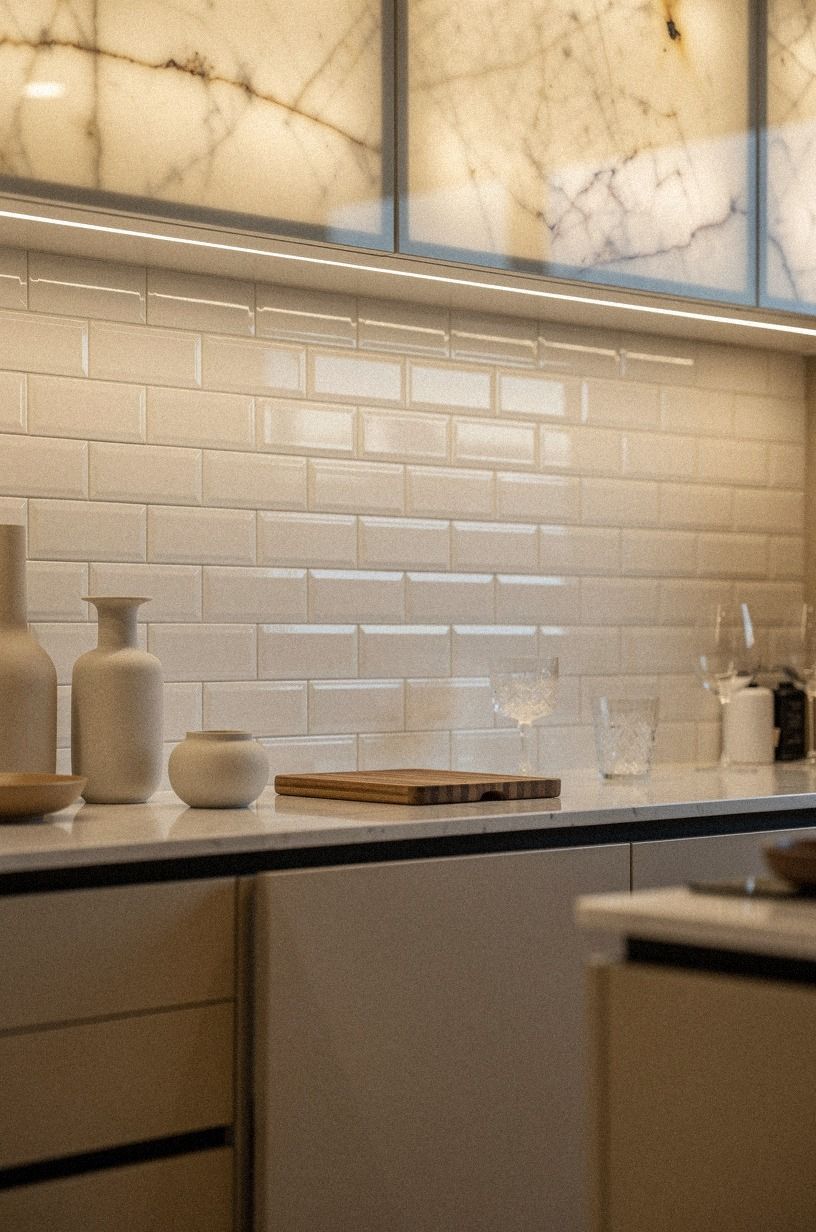 Layer a Removable Subway Tile Field