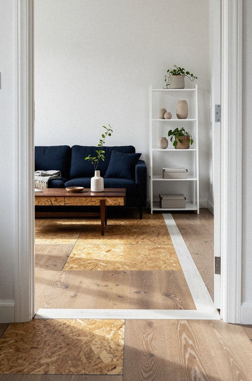 Frame the Floor With Removable Trim