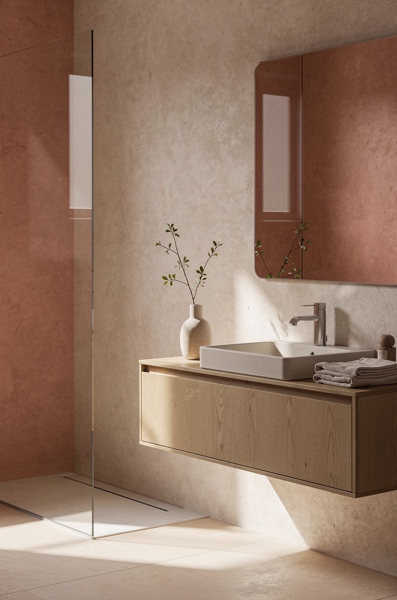 Keep the Shower Plain and Let the Dry Wall Speak