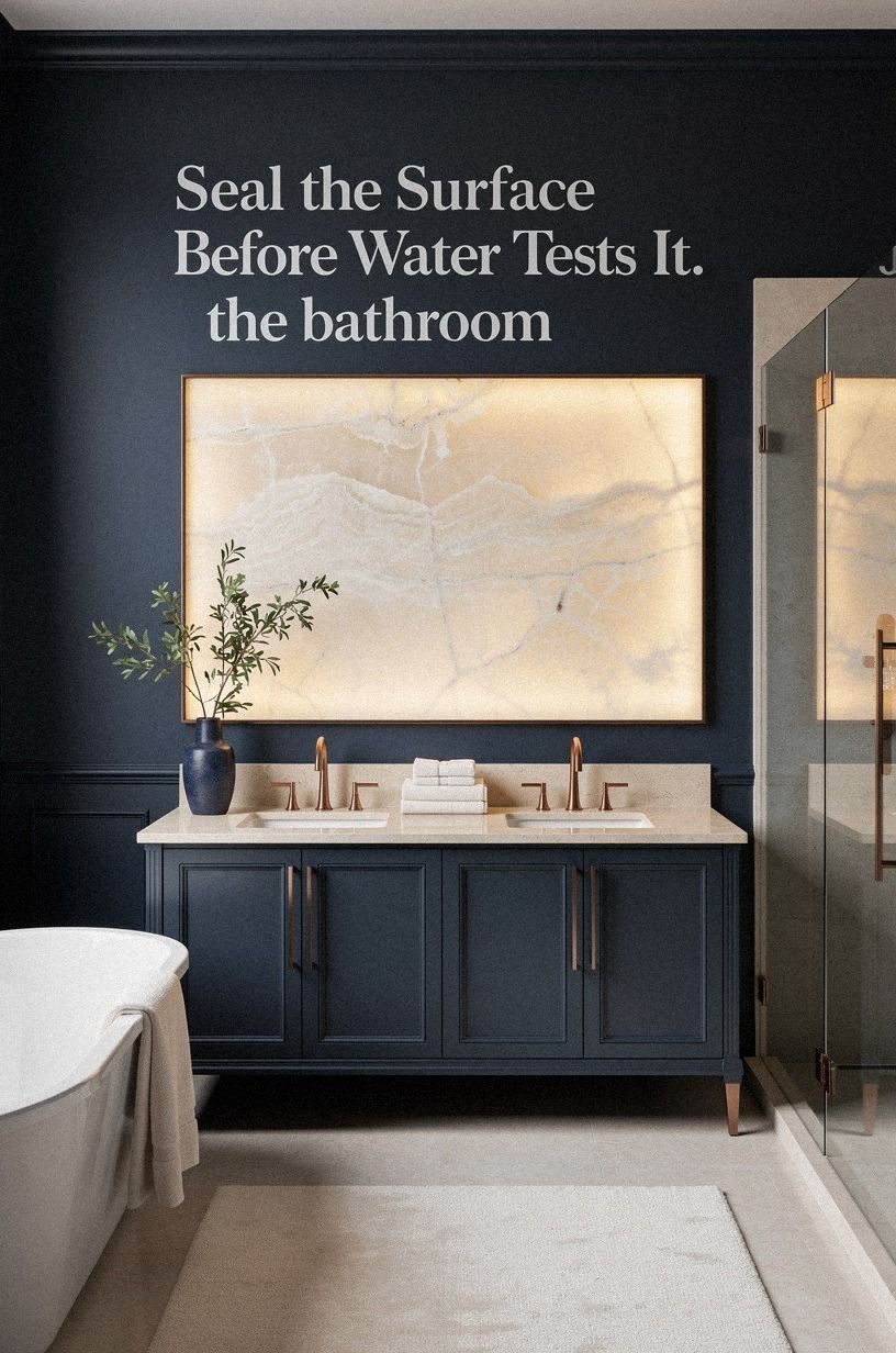 Seal the Surface Before Water Tests It