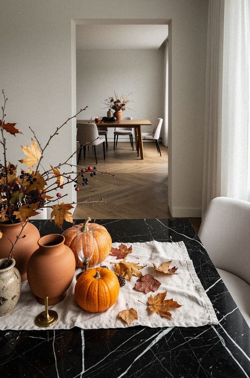 The room now feels ready, clay palette