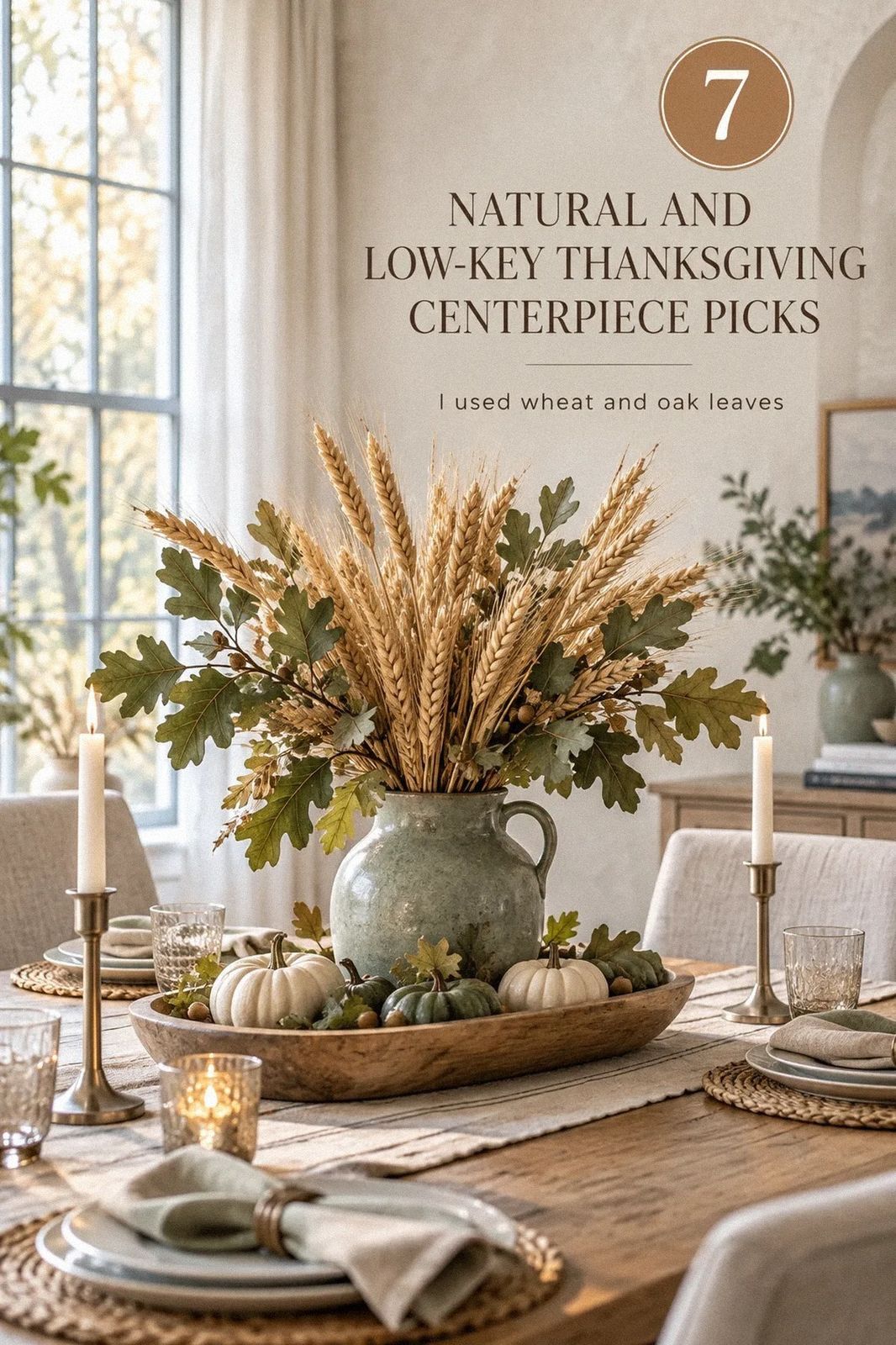 Thanksgiving Centerpiece Ideas (Natural & Low-Key)