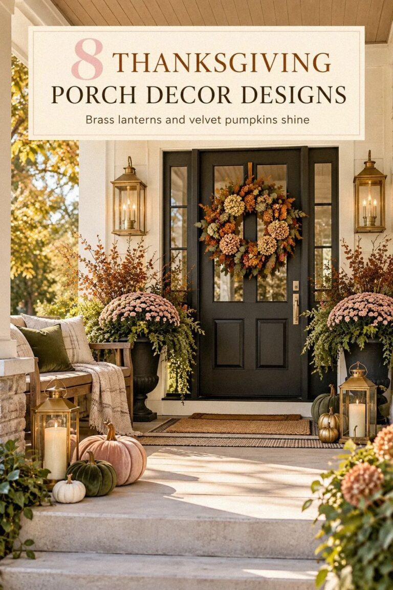 Thanksgiving Porch Decor Ideas (Welcoming & Simple)