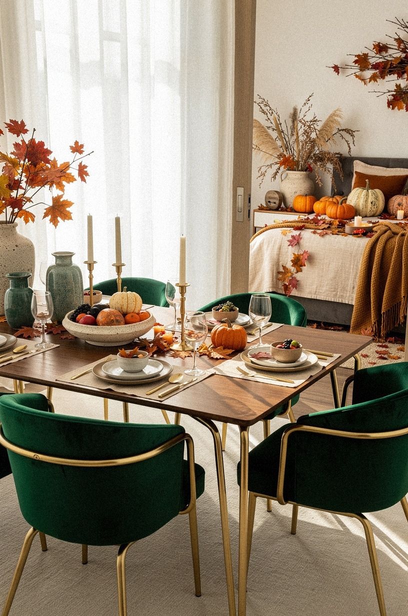 The Table Looked Fine Until I Saw the Bedroom, emerald palette