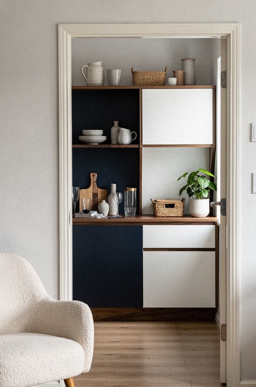 Mix a Two-Tone Cabinet Illusion