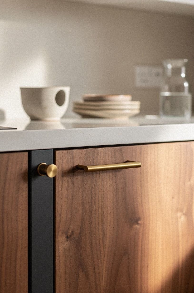 Soften a white kitchen with warm greige