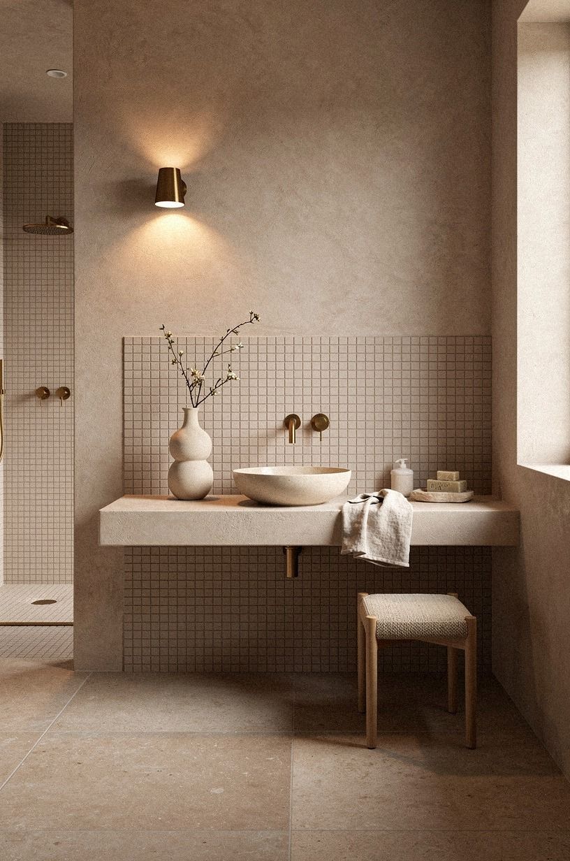 Mix Fake Tiles With One Practical Display Zone