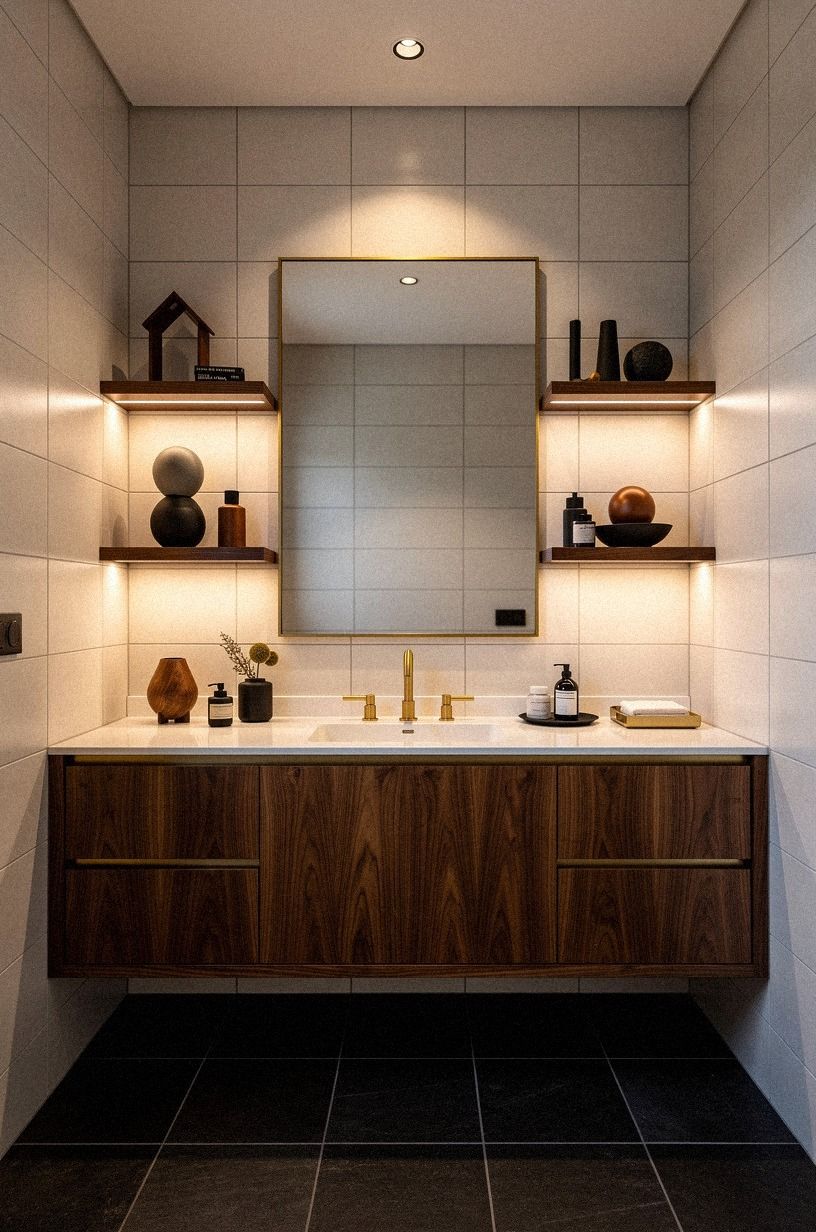 Swap Glossy Fake Tiles for a Matte Finish