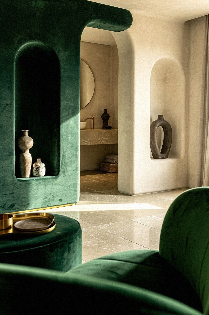 I fixed the lighting before I judged the tile, emerald palette