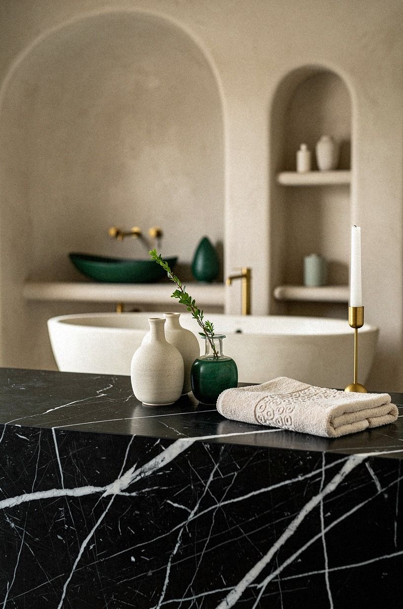The Serene Retreat I Use Every Night, emerald palette