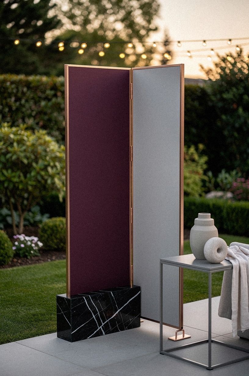 Build a Folded Corner Privacy Screen