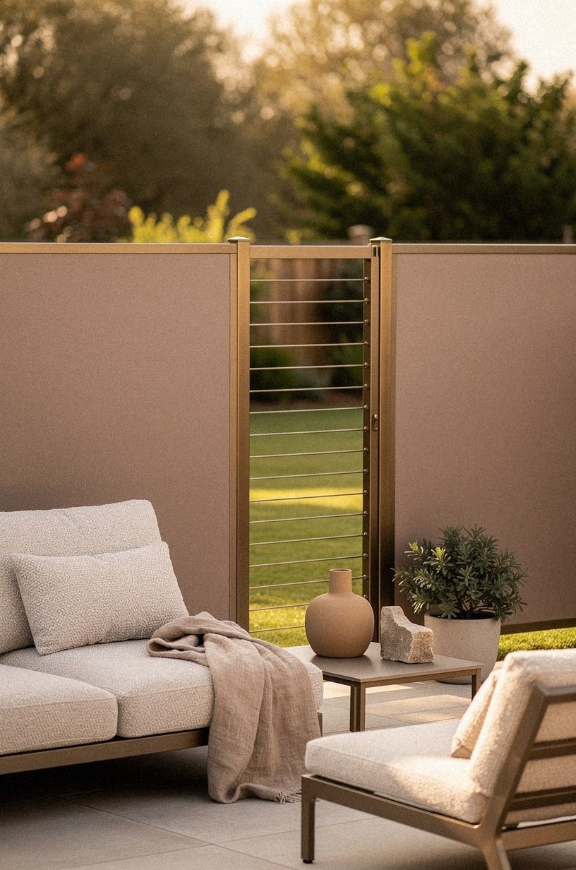 Replace One Fence Section With Cable