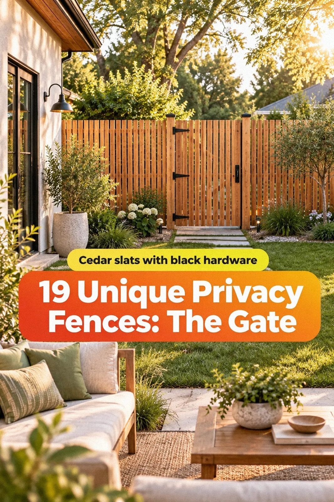 19 Unique Privacy Fence Designs You Haven’t Seen Before for a More Secluded Yard
