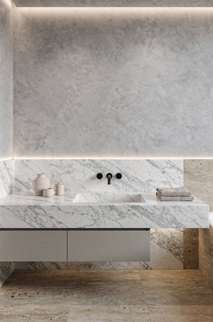 Choose cerused white oak for the hidden contrast