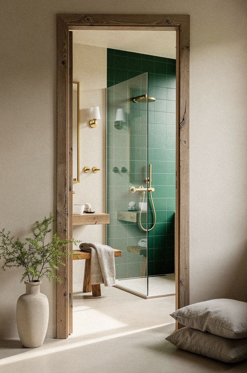 Keep the shower comfortable, not oversized