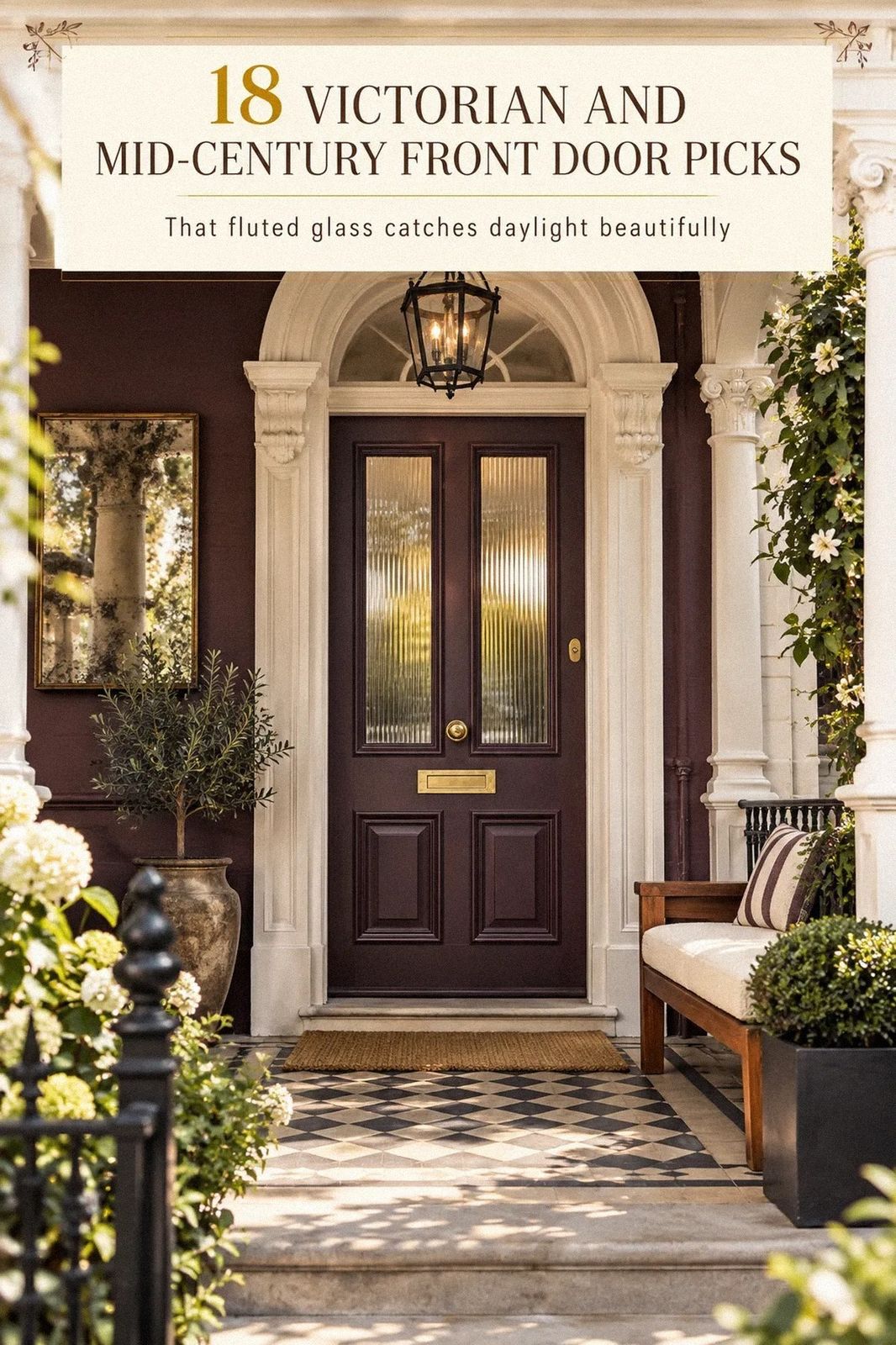 18 Victorian & Mid-Century Front Doors for Historic Character