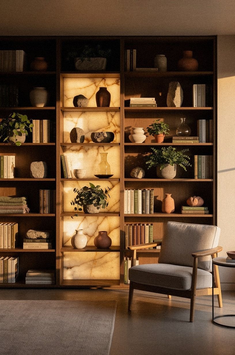 Choose Wall Bookshelves Over a Pegboard