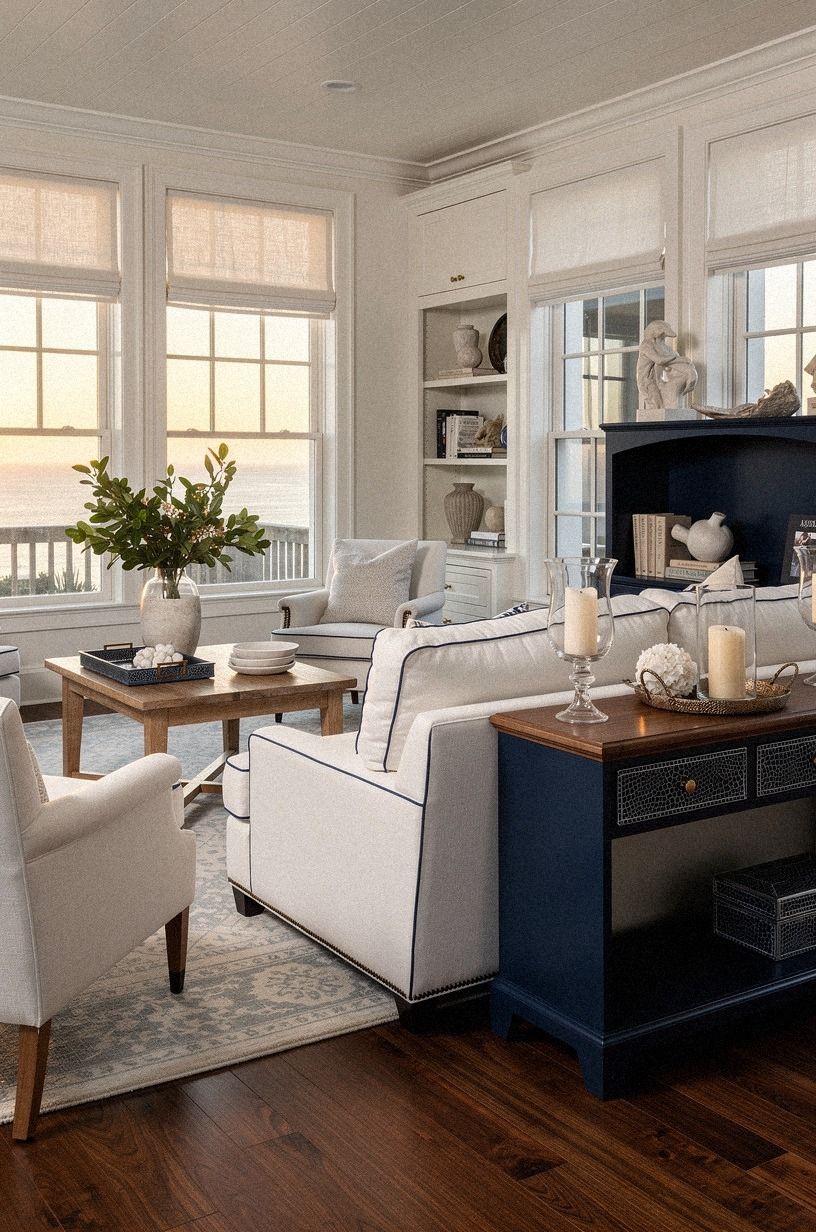 Mix the Two-Wood Rule into Your Nancy Meyers House Aesthetic