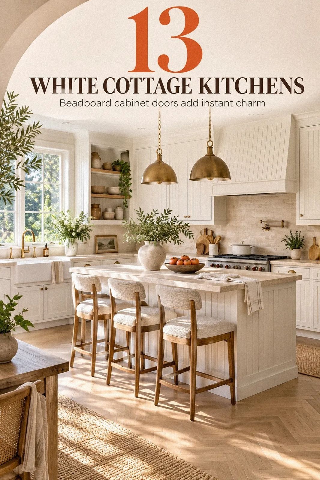 How to Design a White Cottage Kitchen for Bright, Timeless Charm