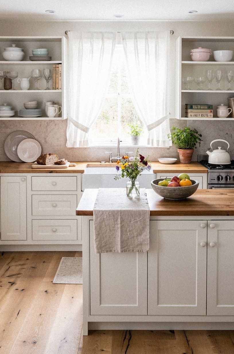 Benjamin Moore White Dove sets the tone